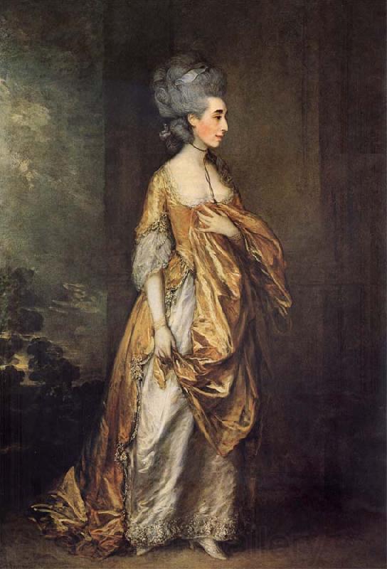 Thomas Gainsborough Mrs.Grace Dalrymply Elliott Spain oil painting art